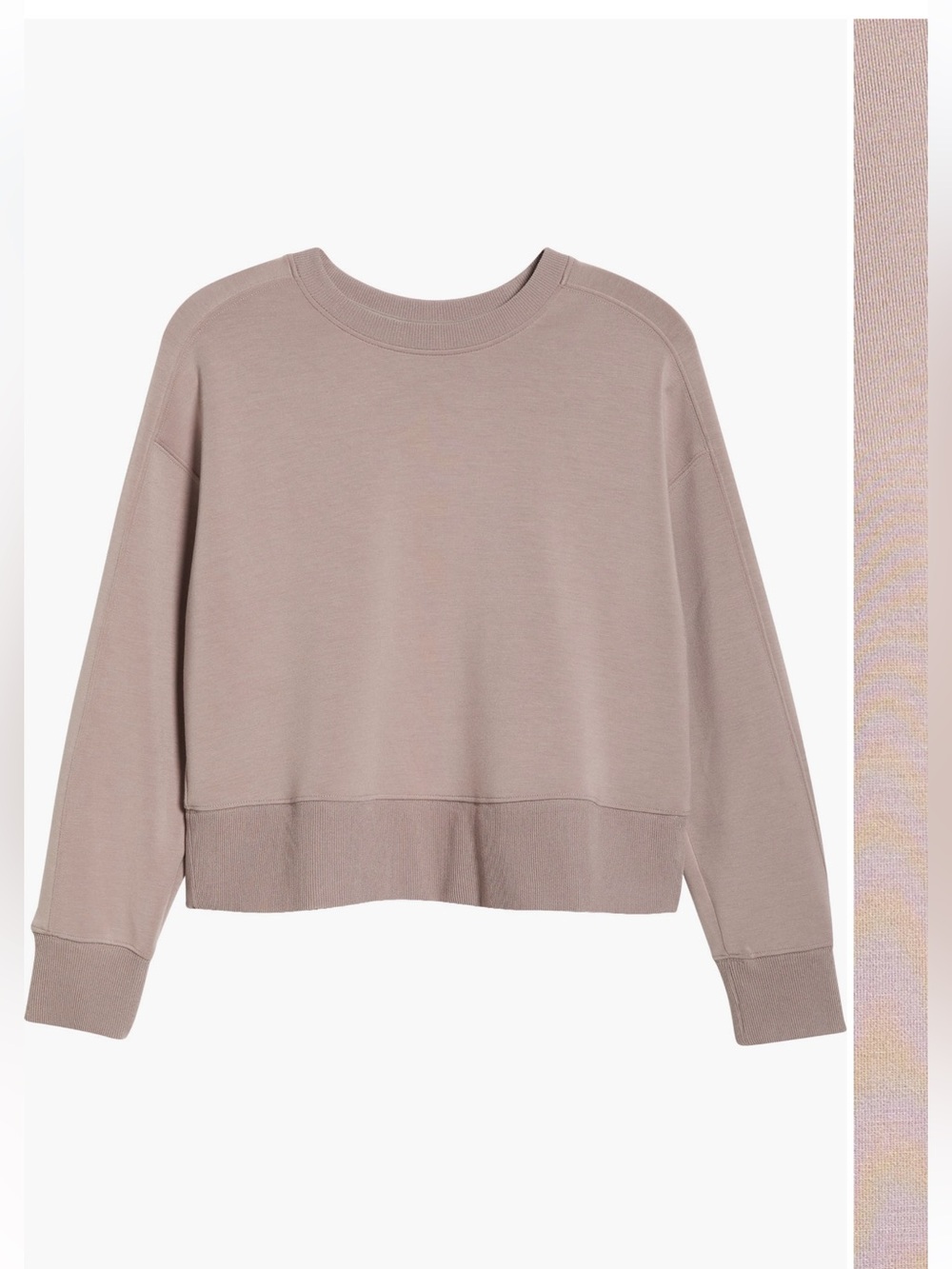 SPANX airessentials luxe crop crew neck sweatshirt - Picture 3 of 10